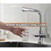 hot saling brass kitchen sink water filter tap with drinking water outlet